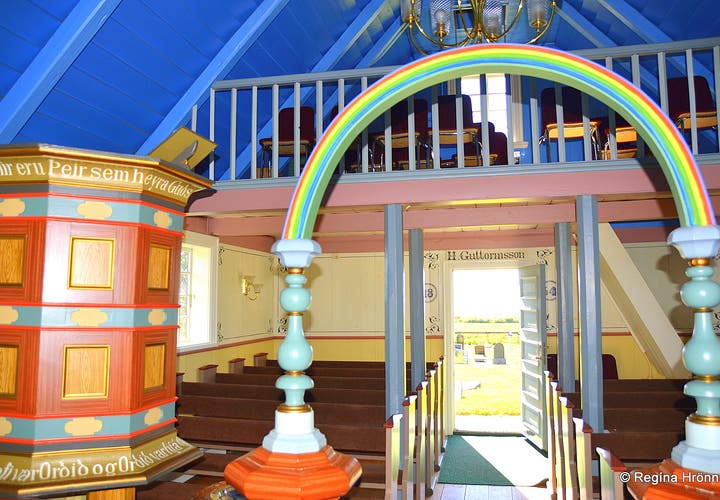 The beautiful Skinnastaðarkirkja Church in NE-Iceland - Icelandic Folklore