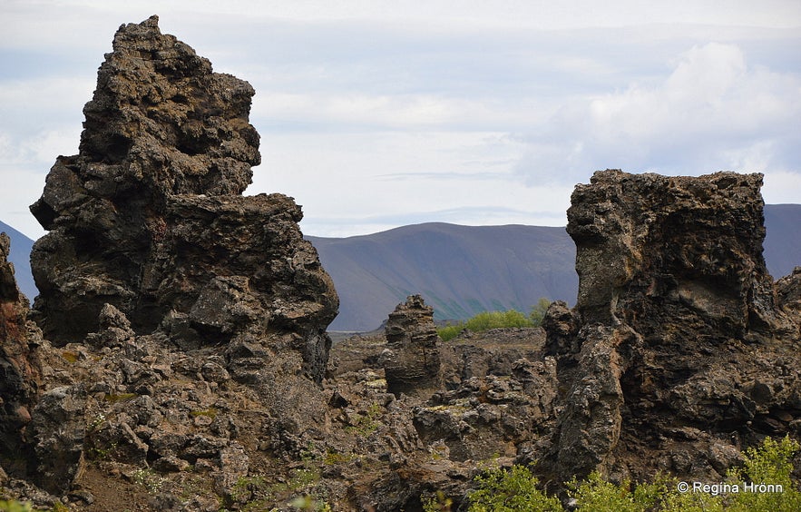 The mystical Rauðhólar Pseudocraters and Tröllabörn - the Troll Children in SW-Iceland