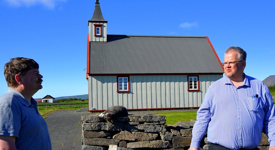 The beautiful Skinnastaðarkirkja Church in NE-Iceland - Icelandic Folklore