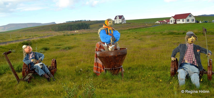 Kópasker Village on Melrakkaslétta Plain in North-East Iceland