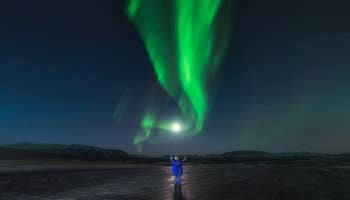 Perfect 10-Day Northern Lights Winter Vacation Package to Iceland with Glacier Ice Caving