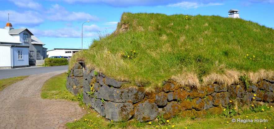 The lovely Stokkseyri Village in South Iceland - the Home of the Wildlife Museum, Turf Houses and Kayaking