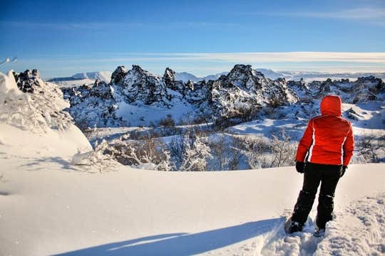 Exciting 4 Hour Snowshoe Tour of Lake Myvatn from Akureyri