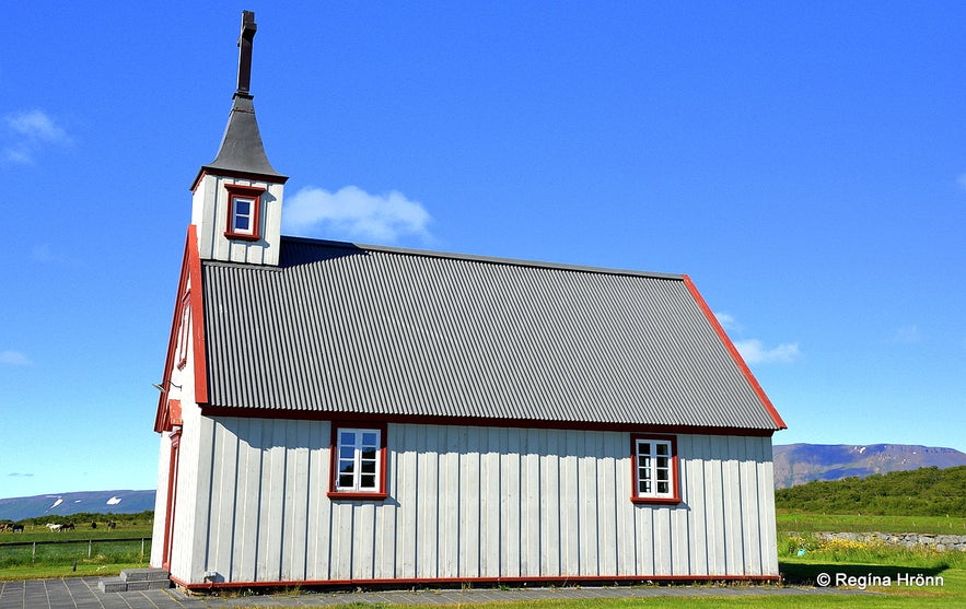 The beautiful Skinnastaðarkirkja Church in NE-Iceland - Icelandic Folklore