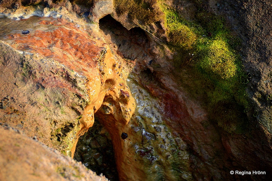 The colourful Geothermal Areas by Mt. Ölkelduhnúkur and Ölkelduháls in South Iceland