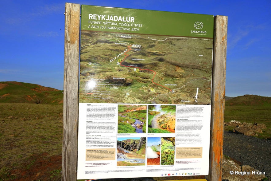 The colourful Geothermal Areas by Mt. Ölkelduhnúkur and Ölkelduháls in South Iceland