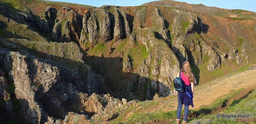 The colourful Geothermal Areas by Mt. Ölkelduhnúkur and Ölkelduháls in South Iceland