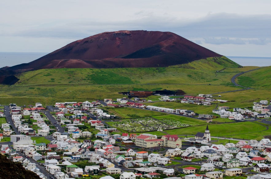 The Eldfell Volcano is a main attraction in Heimaey Island in the Westman Island Archipelago