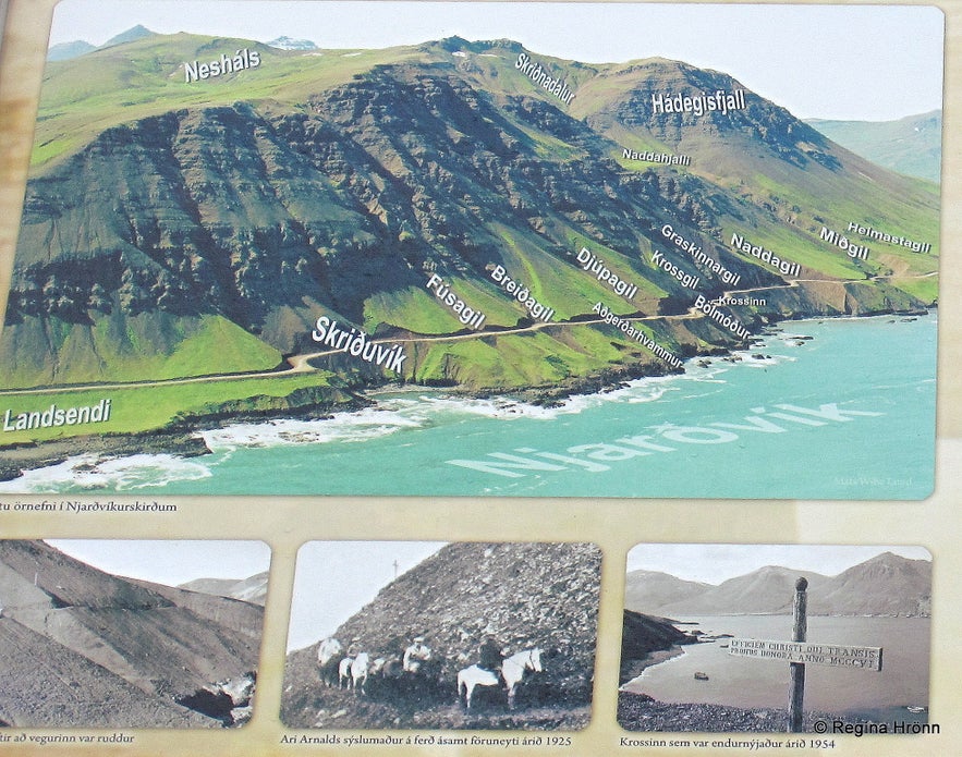 Njarðvíkurskriður Screes and the Monster Naddi in East-Iceland - Icelandic Folklore
