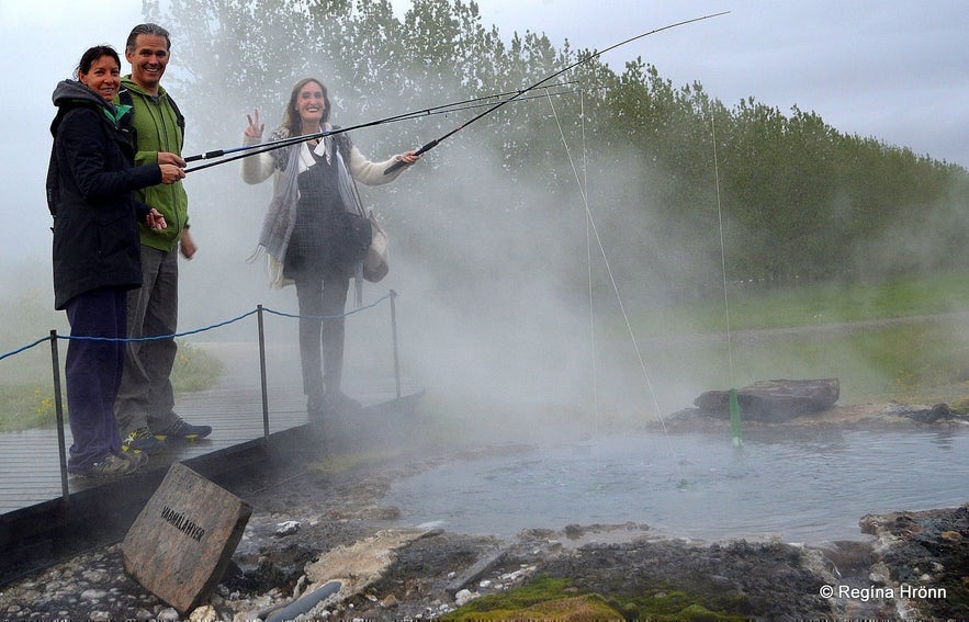 Vaðmálahver hot spring by the Secret Lagoon