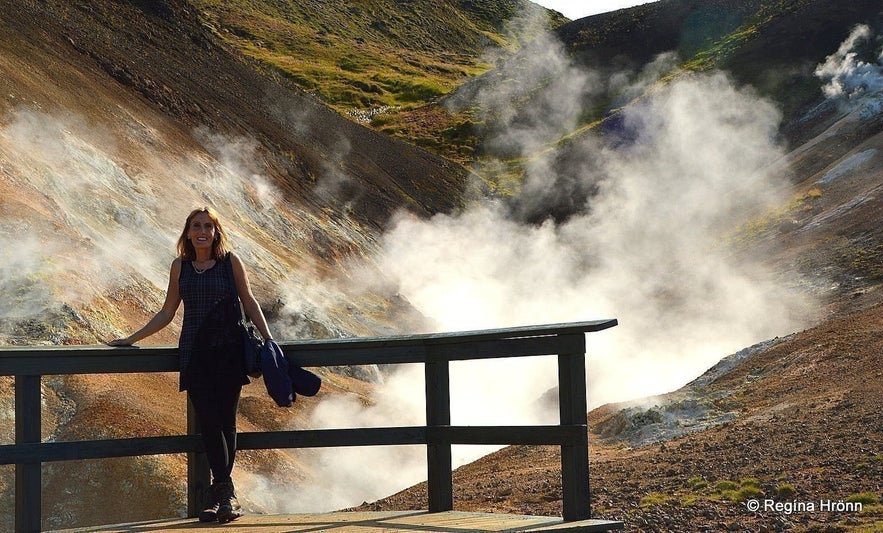 A beautiful Hike through the Nesjavellir Geothermal Area in South-Iceland