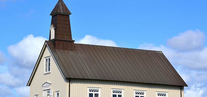 The holy Strandarkirkja Church in South Iceland - Iceland's Miracle Church