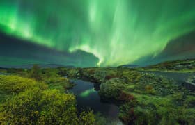 4-Day Northern Lights Winter Self-Drive Tour of the Golden Circle, Glaciers & Black Sand Beaches