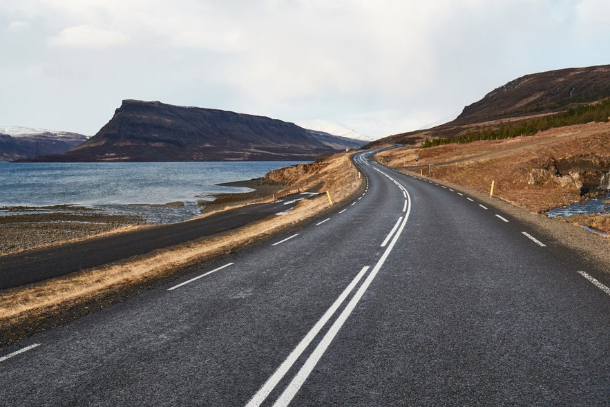 driving near hvalfjordur