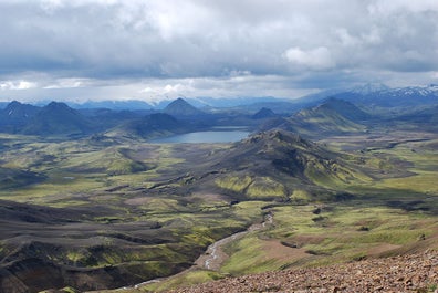 The Alftavatn lake is an oasis for many bird species in the Highlands of Iceland.