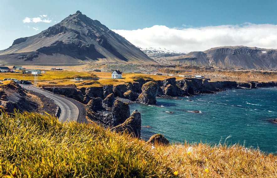  Arnarstapi village popular travel and hiking destination