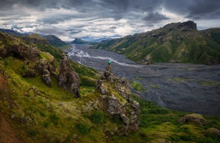 Thorsmork valley is one of the top attractions you will see on the Laugavegur trail.