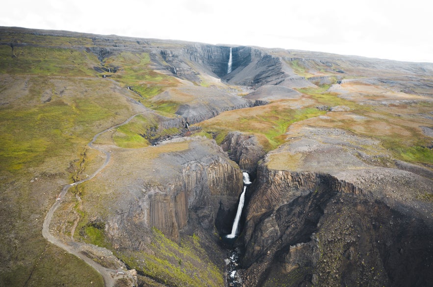 Litlanesfoss in East Iceland also known as Studlabergsfoss