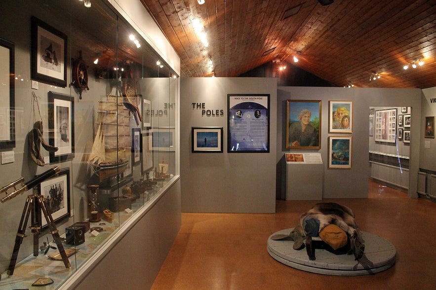 One of the exhibitions in the Exploration Museum in Husavik, Iceland.