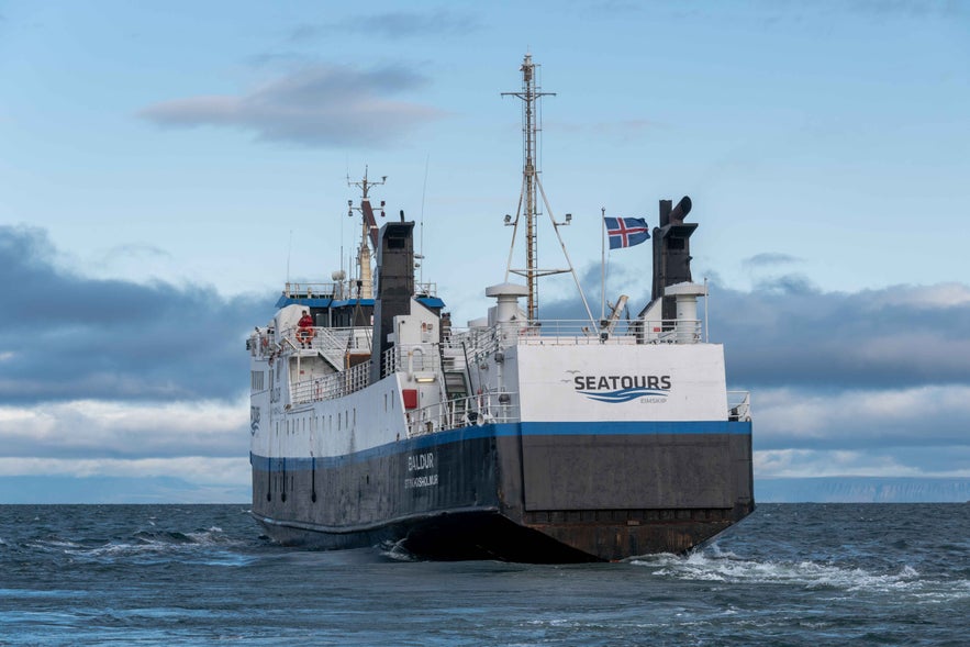 The Baldur ferry connects Brjanslaekur ferry port to Stykkisholmur.