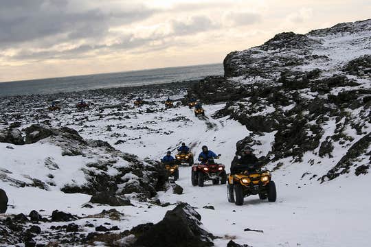 Exciting 2-Hour Lava Beach ATV Quad Tour in Hopsnes