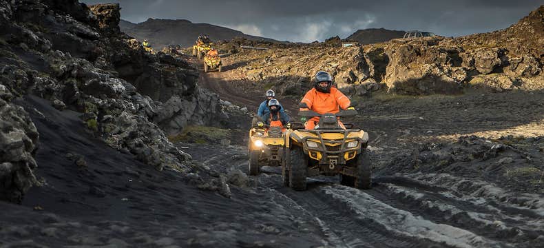 Exciting 2-Hour Lava Beach ATV Quad Tour in Hopsnes