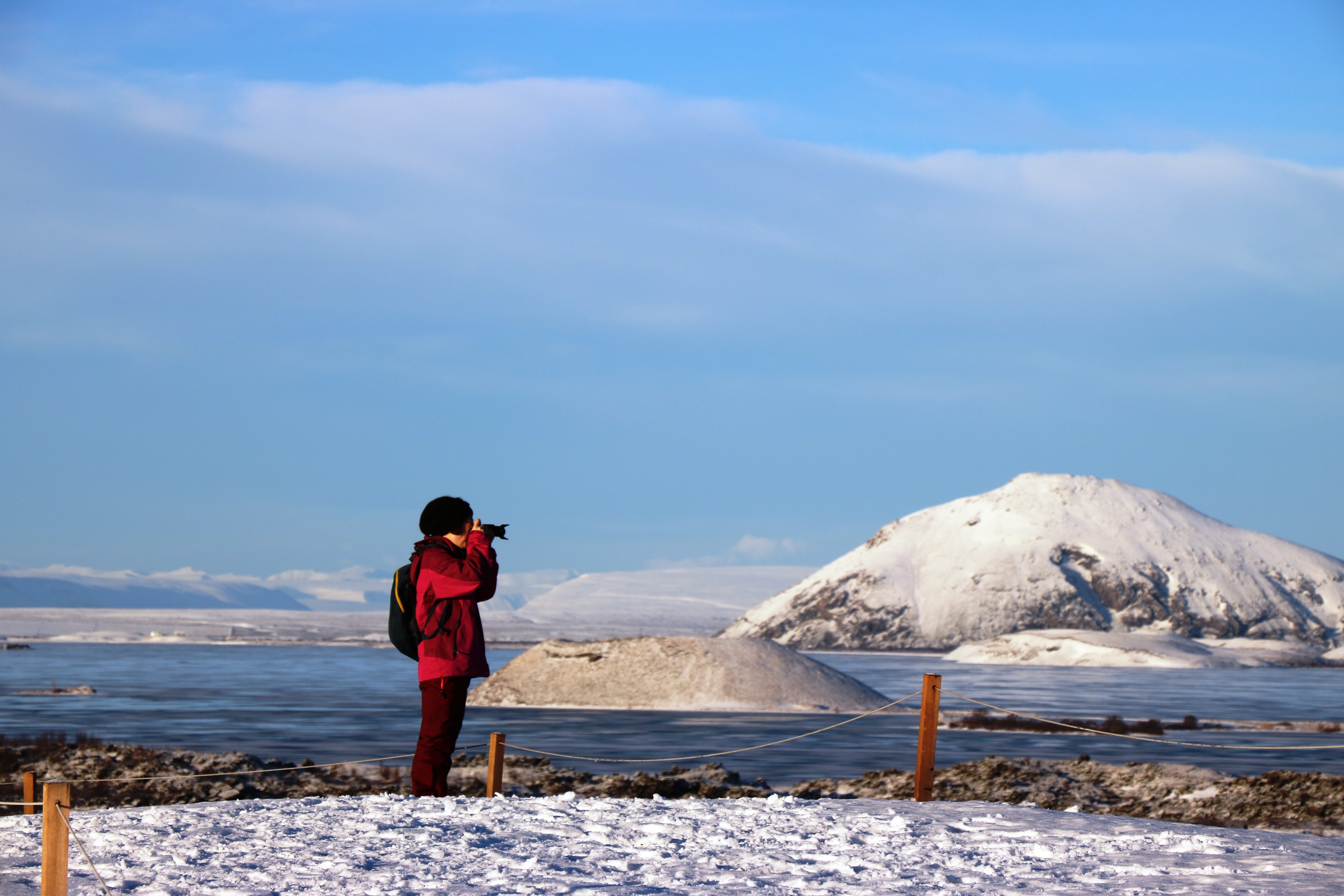 Travelers can bring their camera and take pictures of the many beautiful sights in Lake Myvatn.