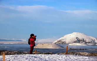 Travelers can bring their camera and take pictures of the many beautiful sights in Lake Myvatn.