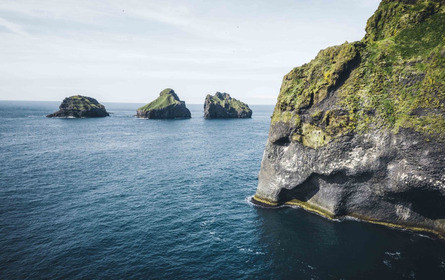 Elephant rock in Vestmannaeyjar, South Iceland