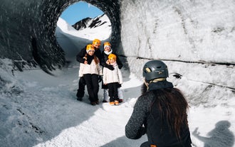 Excursion d'une Journée Randonnée sur Glacier & Visite de Grotte de Glace au Katla depuis Reykjavik