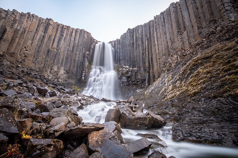 Studlafoss waterfall in East Iceland, image from Flickr by Oliver Wittenburg