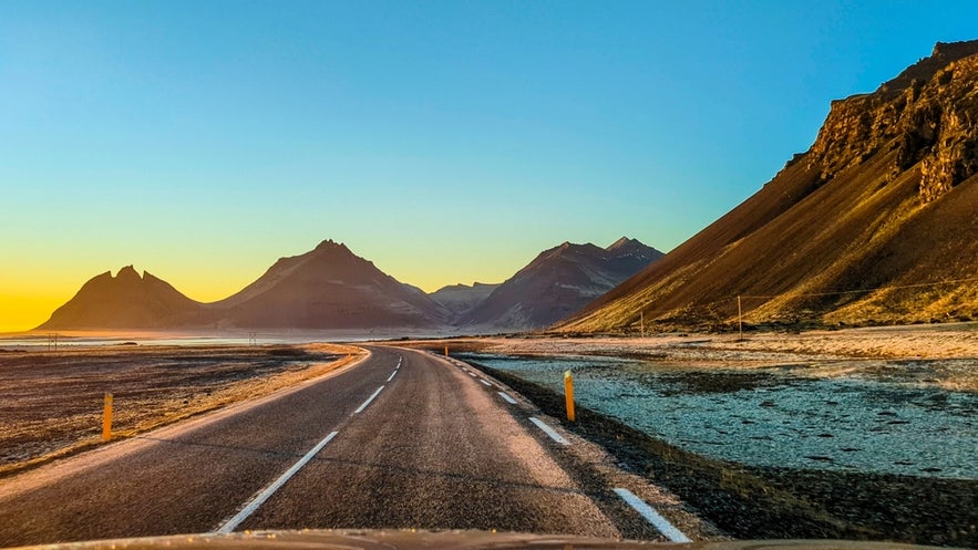 Driving in Iceland
