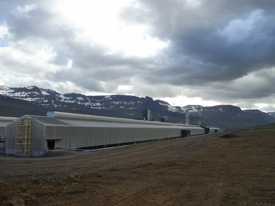 Alcoa's Fjardaal smelter in Iceland. Alcoa's Fjardaal smelter in Iceland.
