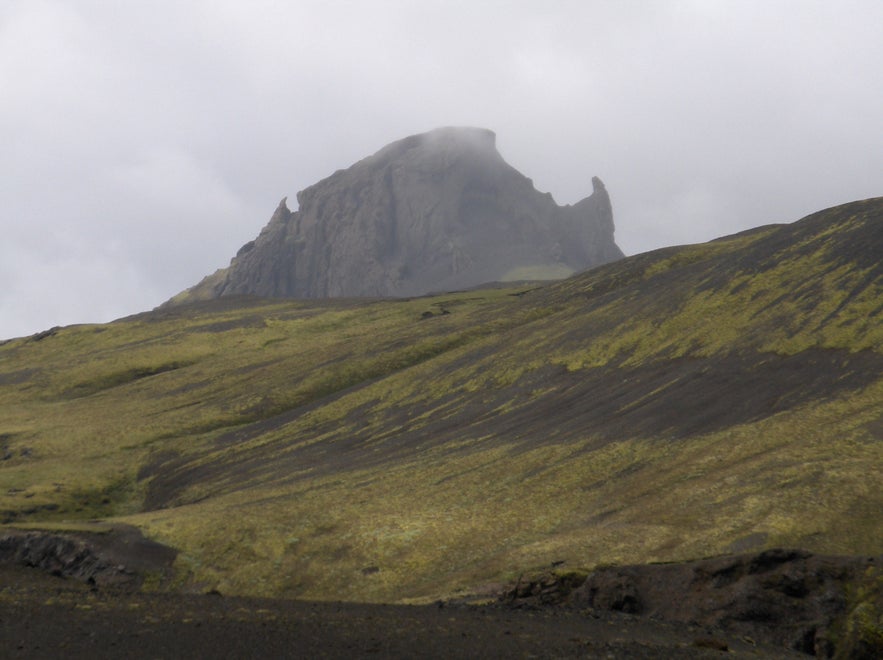 Einhyrningur, Iceland's Unicorn mountain in the Highlands. Einhyrningur, Iceland's Unicorn mountain in the Highlands.