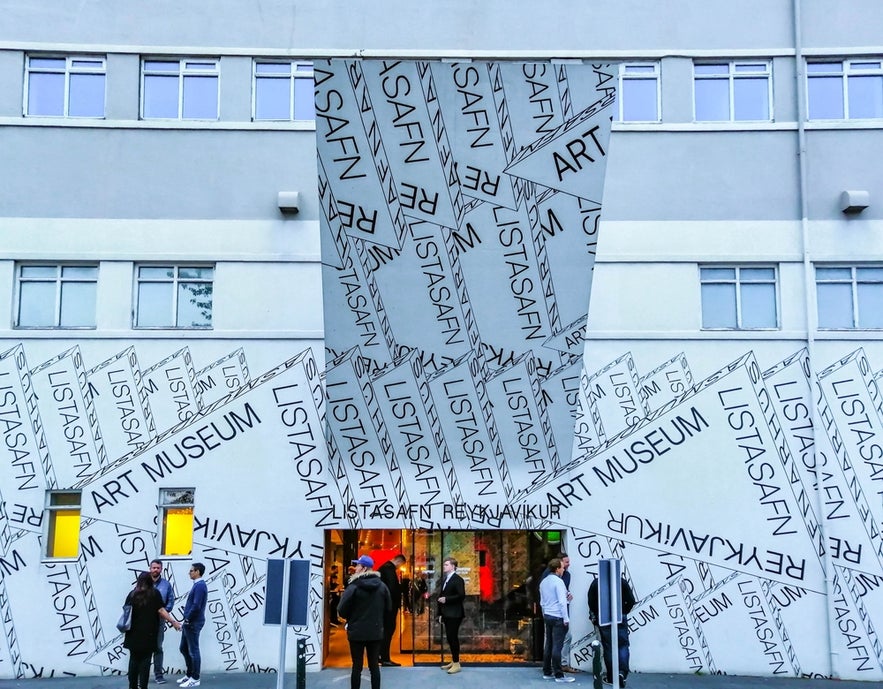 Reykjavik Art Museum, located just across the street from the Reykjavik City Library