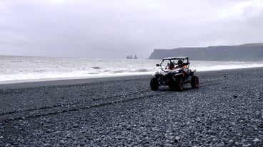 ATV Buggy Tocht over het Zwarte Zandstrand vanuit Vik