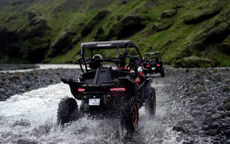 Medrivende tre-timers buggytur i bjergene i Sydisland fra Vik