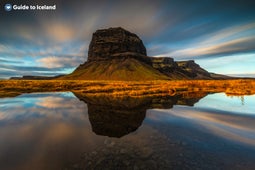 The stunning mountain of Lomagnapur in South Iceland.