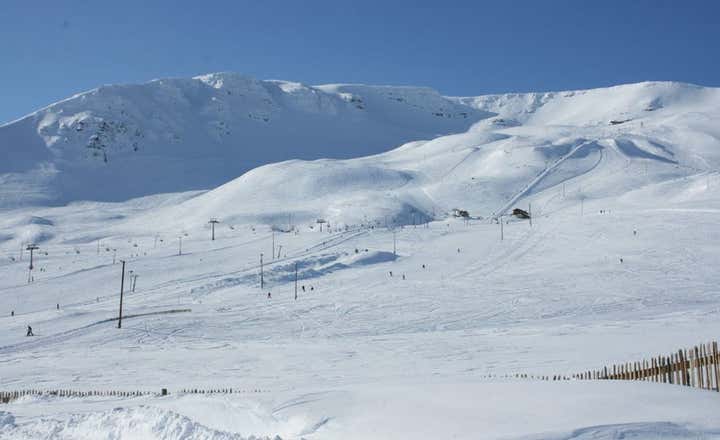 Hlíðarfjall is a mountain and ski resort in north Iceland.