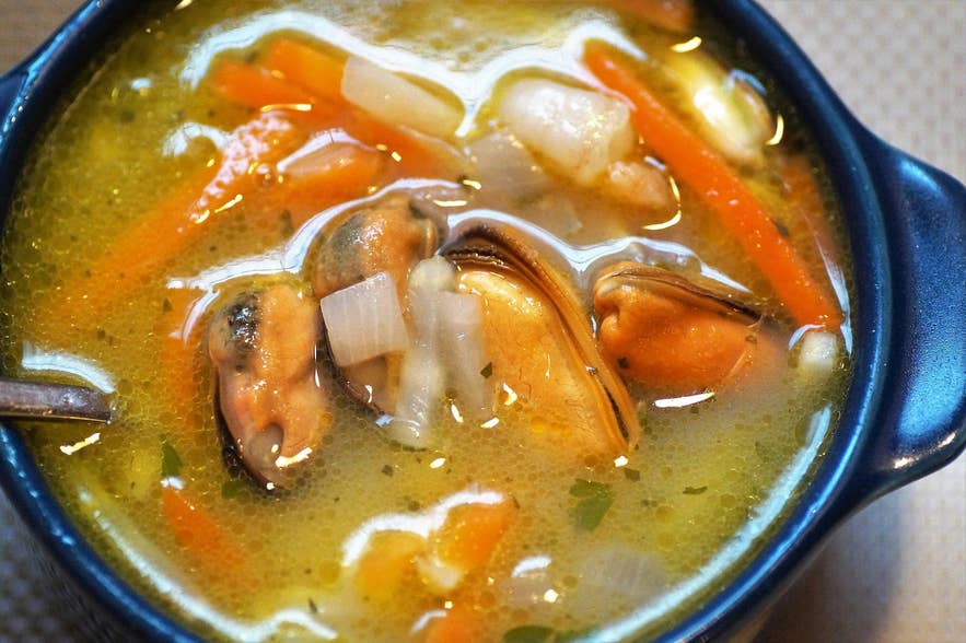 Icelandic seafood soup.