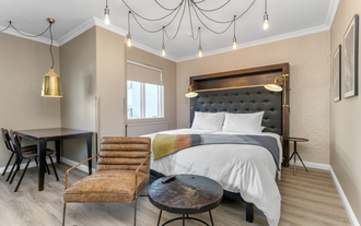 A double bedroom setup in Reykjavik's Oddsson Downtown Hotel.