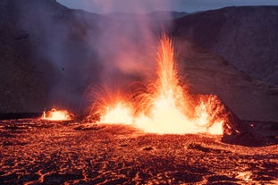 This 40-minute helicopter ride will let you see the amazing Fagradalsfjall volcano from above.