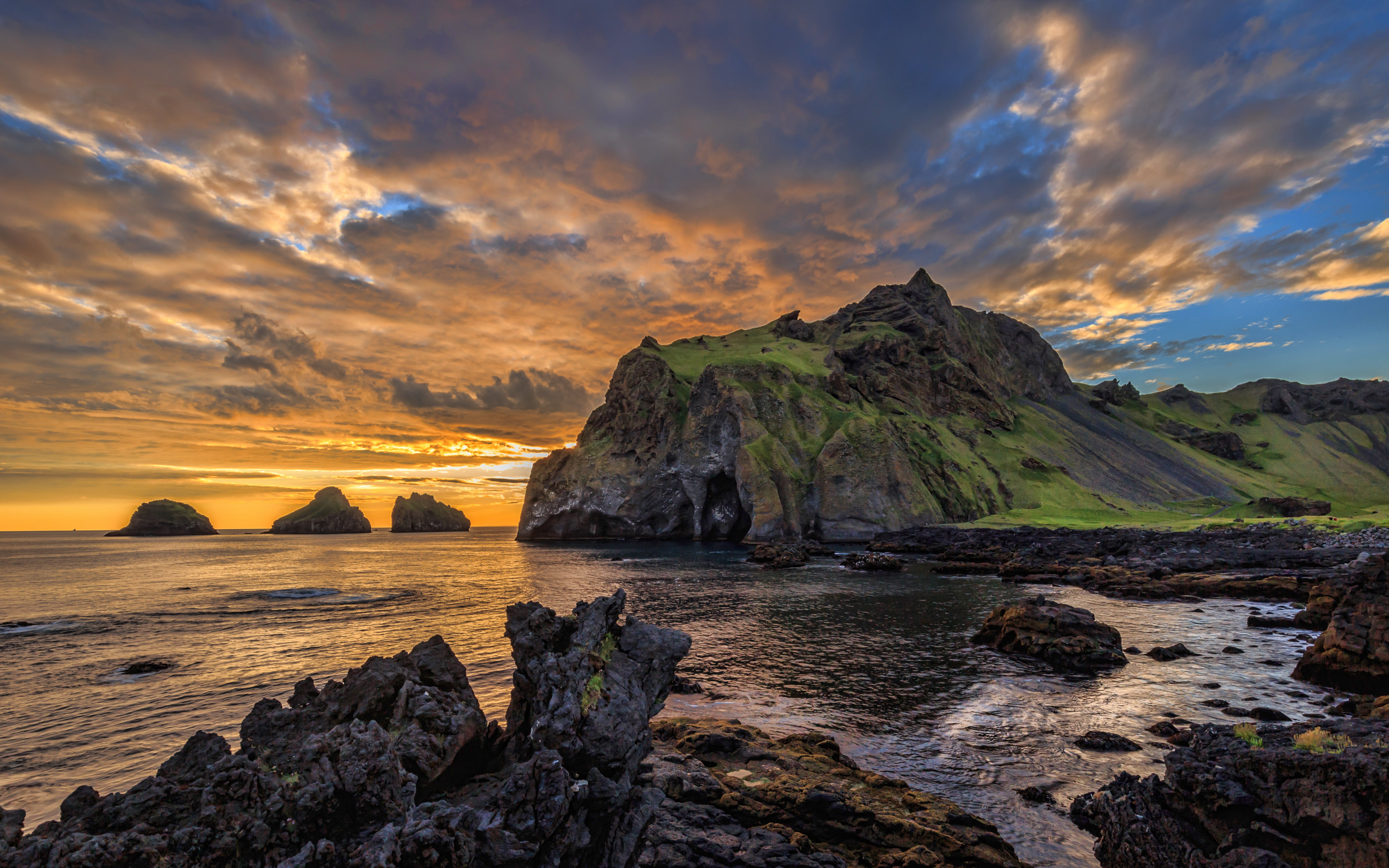 The Westman Islands is a group of islands located off South Iceland.
