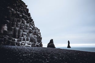 Reynisfjara in South Iceland is the most famous black sand beach in the country.