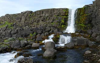 Thingvellir National Park is home to waterfalls and incredible rock formations.