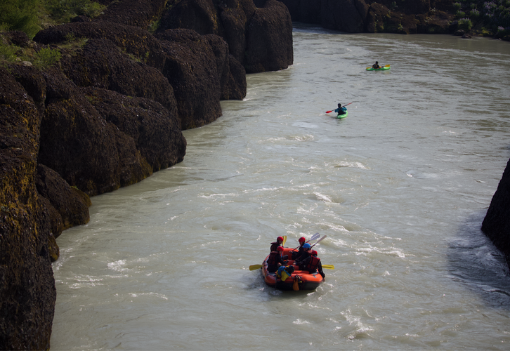 Unforgettable 4-Hour Whitewater Rafting Tour Under the Midnight Sun From Fludir