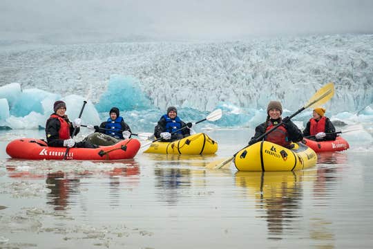 Small-Group Kayaking Tour in Fjallsarlon Glacier Lagoon