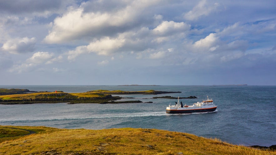 Stykkisholmur Flatey Brjanslaekur Ferry in Iceland