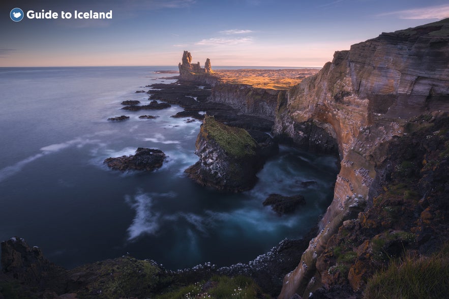 Londrangar cliffs on the Snaefellsnes peninsula in West Iceland