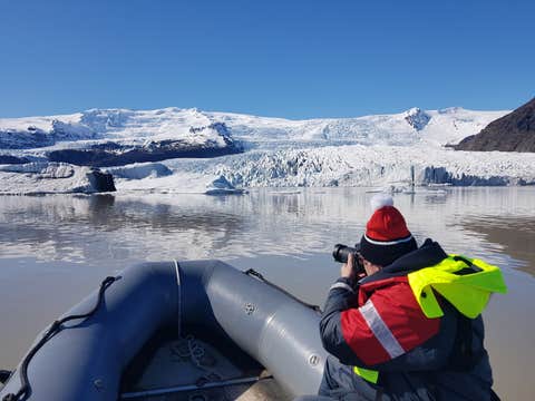 Immersive Private Boat Tour of Fjallsarlon Glacier Lagoon on Zodiac | Meet on Location